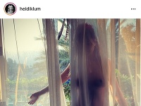 Heidi Klum zverejnila na instagrame odvážnu fotku, ktorej autorom je jej manžel Tom Kaulitz. 