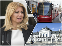 Prezidentka Zuzana Čaputová nahovorila audio nahrávku oznámenia zastávky Hodžovo námestie v bratislavskej MHD. Prezidentka Zuzana Čaputová nahovorila audio nahrávku oznámenia zastávky Hodžovo námestie v bratislavskej MHD.