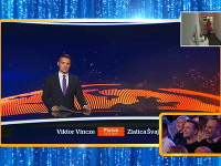 Viktor Vincze ešte pred štartom Televíznych novín natočil verziu, kde moderuje Televízne noviny sám.
