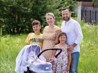 Ondrej Kandráč má krásnu rodinku. 