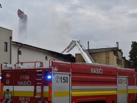 Požiar budovy v areáli pivovaru Sessler v Trnave