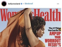 Správy o tehotenstve oznámila Kelly Rowland na titulke časopisu Women´s Health.
