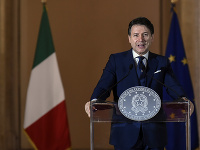 Taliansky premiér Giuseppe Conte Taliansky premiér Giuseppe Conte