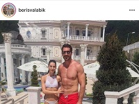 Boris Valábik a jeho manželka Lucia