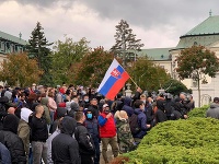 Dnešný protest v Bratislave.