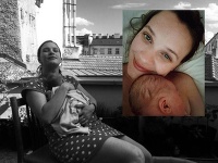 Kristýna Leichtová v lete porodila dcéru Rozárku. Kristýna Leichtová v lete porodila dcéru Rozárku.
