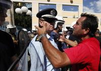 Štrajk gréckych vodičov