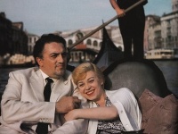 Federico Fellini a Giulietta Masina