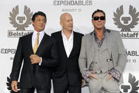 Sylvester Stallone, Bruce Willis a Mickey Rourke