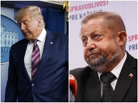 Donald Trump a Štefan Harabin Donald Trump a Štefan Harabin