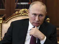 Ruský prezident Vladimir Putin počas stretnutia v Moskve Ruský prezident Vladimir Putin počas stretnutia v Moskve