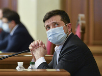 Ukrajinský prezident Volodymyr Zelenskyj Ukrajinský prezident Volodymyr Zelenskyj