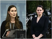 Sanna Marinová, Sviatlana Cichanovská Sanna Marinová, Sviatlana Cichanovská