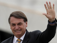 Brazílsky prezident Jair Bolsonaro Brazílsky prezident Jair Bolsonaro