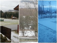 Slováci už hlásia prvý sneh.