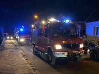Hasiči zasahovali na mieste výbuchu. Hasiči zasahovali na mieste výbuchu.