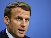 Francúzsky prezident Emmanuel Macron Francúzsky prezident Emmanuel Macron