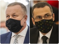 Kandidáti Juraj Klimet (vľavo) a Maroš Žilinka Kandidáti Juraj Klimet (vľavo) a Maroš Žilinka
