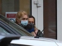 Monika Jankovská na policajnom prezídiu Monika Jankovská na policajnom prezídiu