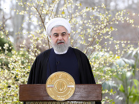 Iránsky prezident Hasan Rúhání Iránsky prezident Hasan Rúhání
