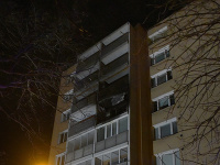 Požiar bytu na Ovručskej ulici v Košiciach