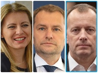 Zuzana Čaputová, Igor Matovič, Boris Kollár, Zuzana Čaputová, Igor Matovič, Boris Kollár,