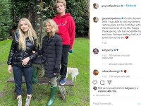 Gwyneth Paltrow so svojími deťmi. 