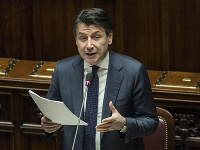 Taliansky premiér Guiseppe Conte Taliansky premiér Guiseppe Conte
