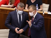 Peter Pellegrini a Boris Kollár Peter Pellegrini a Boris Kollár