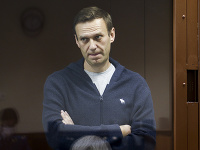 Na snímke ruský opozičný politik Alexej Navaľnyj Na snímke ruský opozičný politik Alexej Navaľnyj