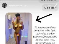 Nela Slováková sa naštvala a intímne zábery napokon sama zverejnila rovno na vlastnom profile. 