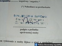 Pendler chcel prekročiť hranice s týmto falošným testom Pendler chcel prekročiť hranice s týmto falošným testom