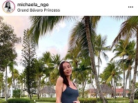 Michaela Ngová čaká dieťatko