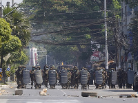 Protesty v Mjanmarsku