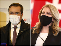 Minister zdravotníctva Marek Krajčí a prezidentka Zuzana Čaputová Minister zdravotníctva Marek Krajčí a prezidentka Zuzana Čaputová