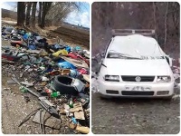 Čitatelia natočili odpad pri ceste i v lese Čitatelia natočili odpad pri ceste i v lese