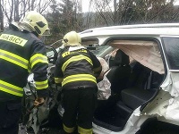Dopravná nehoda v obci Staré Hory