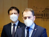 Igor Matovič a Eduard Heger Igor Matovič a Eduard Heger