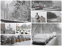Na Slovensku 6. apríla nasnežilo Na Slovensku 6. apríla nasnežilo
