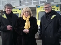 Stanislav Hložek, Hana Zagorová a Petr Kotvald Stanislav Hložek, Hana Zagorová a Petr Kotvald