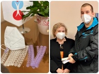 Elektrikár venoval bánovskej nemocnici chrániče uší na respirátory Elektrikár venoval bánovskej nemocnici chrániče uší na respirátory