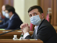 Ukrajinský prezident Volodymyr Zelenskyj Ukrajinský prezident Volodymyr Zelenskyj