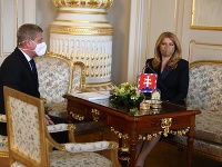 Zuzana Čaputová prijala Vladimíra Lengvarského Zuzana Čaputová prijala Vladimíra Lengvarského