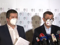 Jan Hamáček a Andrej Babiš