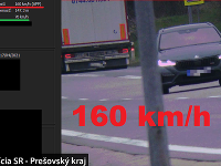 Vodič prekročil povolenú rýchlosť o 90 kilometrov za hodinu Vodič prekročil povolenú rýchlosť o 90 kilometrov za hodinu