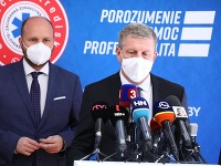 Tlačová konferencia MZ SR, MO SR a OS ZZS Tlačová konferencia MZ SR, MO SR a OS ZZS