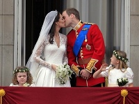 Kate a William počas svojho veľkého dňa. Kate a William počas svojho veľkého dňa.