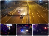 Policajná naháňačka v Bratislave Policajná naháňačka v Bratislave