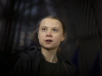 Eko aktivistka Greta Thunbergová Eko aktivistka Greta Thunbergová