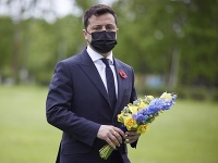 Ukrajinský prezident Volodymyr Zelenskyj Ukrajinský prezident Volodymyr Zelenskyj